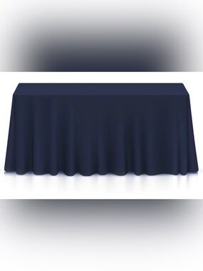 Table Linens - Navy Tablecloth 90”x156” Rectangular